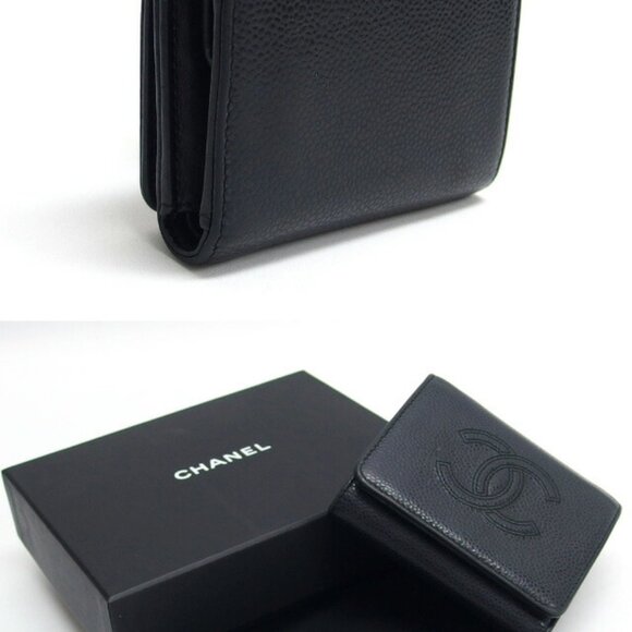 CHANEL Black Caviar Leather Wallet - Picture 3 of 11